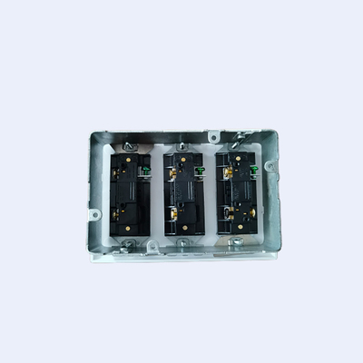 Китай Кнопка винта AWG распределительной коробки 14 проводника Prefab 3 шатии электрических белая в гнезде поставщик