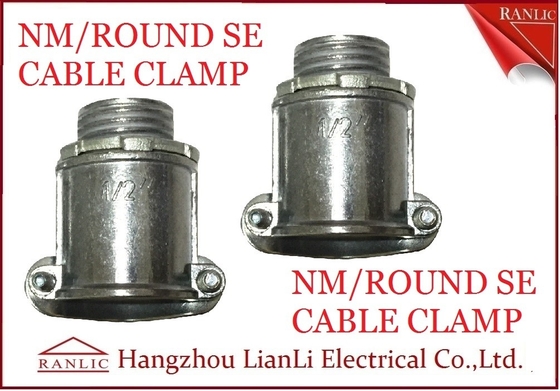 Китай Алюминий 1/2» 3/4&quot; зажим кабеля SE круга NM для скрепления провод к коробке выхода поставщик