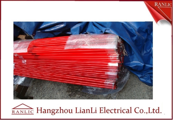 Китай 1/2» 3/4&quot; PVC покрыло твердую электрическую трубу 3.05M проводника в зеленом цвете, апельсине поставщик