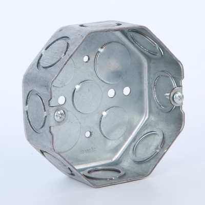 коробка в кабельной канализации 1/2» 3/4&quot; восьмиугольника толщины 1.50mm стальная Pre UL Gal перечислила поставщик