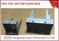 Коробка шатии GI финиша горячего погружения электрическая/коробка шатии электрическая 3 дюйма 3 дюймами поставщик